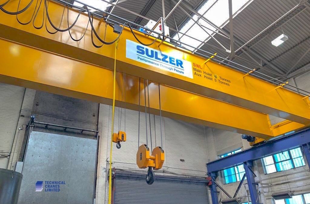 40 Tonne Misia Overhead Double Girder Crane For Sale